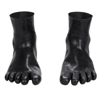 1 Pár Unisex Dámské Pánské Prstové Ponožky Klubu Jevištní Výkon, Kostýmy, Doplňky, Kotník Vysoké Latexové Krátké, Kotníkové Ponožky