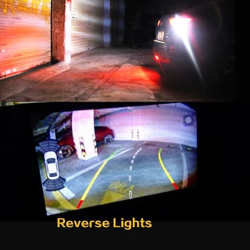 1ks Auto LED Reverzní Světla Canbus Lampa T15 W16W P21W BA15S W21W Pro Audi A4 b8 b7 b5 A3 8p 8v 8l A6 c6 c5 Q5 A1, A5, TT, A5 S5 S6
