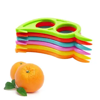 1KS Bezpečný Odolného Plastu Ovoce Slicer Peeler Pro Orange Citrus, Citron, Grapefruit Otvírák Nůž Rychle Kůry Kuchyň Gadget Nástroj