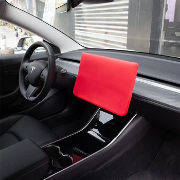 2021 Pro Tesla Model 3 Y Navigace Kryt Pouzdro Slip Na Slunečník Screen Protector Anti-Prach Vodotěsné Auto Styl Příslušenství