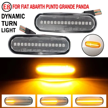 2ks LED Boční Obrysové Světlo, Tekoucí Vody Indikátor směrových Světel Pro Fiat Panda II, III Hatchback(169,312, 319) 2003.09-2019