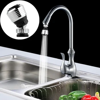 360 ° Difuzér Otočná Kuchyňské Doplňky Čištění Ovoce, Zeleniny Nástroje Stříkající vodě-důkaz úsporu Vody Sprchové Kuchyňské Gadgets