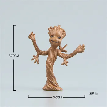 36piece 3,7 cm Groot Malé Roztomilé Dítě Strom Muže Stát Ver Akční Obrázek Hračky Akční Obrázek Hračky Kolekce PVC hračky