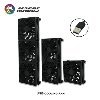 5V rozhraní USB ventilátor chlazení chladič pro modem/TV box/router, stolní přenosný chladič, 1-3 ventilátory jsou k dispozici