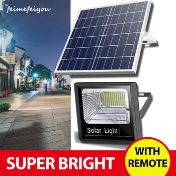 65/45/30/25W LED povodňových světla, Solární pouliční osvětlení domácností vodotěsné dálkové vnitřní a venkovní osvětlení zahradní nástěnné svítidlo