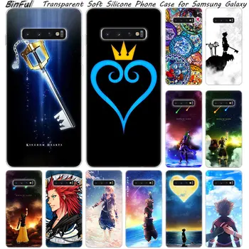 Anime, kingdom hearts Měkké Silikonové Pouzdro Pro Samsung Galaxy S10 S9 S8 S7 Edge Plus A6 A8 Plus A7 A9 2018 A5 2017 Módní Kryt