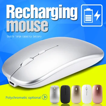 Bezdrátové Myši Bluetooth Myš Silent PC Mause Dobíjecí Ergonomická Myš 2,4 Ghz USB Optická myš, Notebook, PC, Home Office