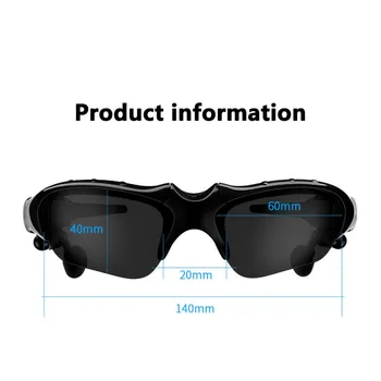 Bluetooth 5.0 sluneční Brýle Cyklistika Polarizované Muži Ženy Sluchátek Smart Mikrofon Surround Stereo HD Polarizační sluneční Brýle