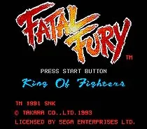 Fatal Fury 16 bit MD Karetní Hra Pro Sega Mega Drive Pro Genesis