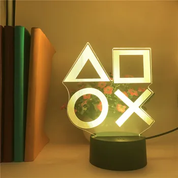 Hra XBOX Domů Hry, Nejlepší Dárek pro Přítele LED Noční Světlo USB Cartoon Kontrolu Dětí Valentýna Dárky k Narozeninám Lampa