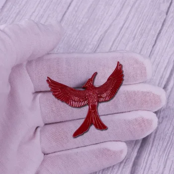 Hunger-Games Katniss MMMockingjay kolíky Červený Pták Brož Symbol Rebelie pro Okresy Panem