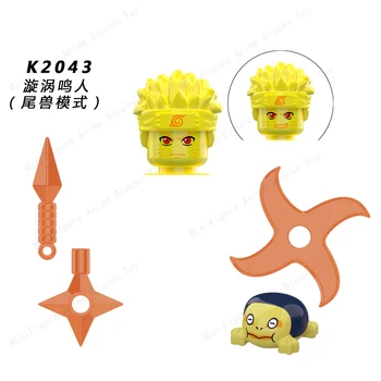 KDL806 Jeden Prodej Naruto bloky Stavební Bloky Hračky Anime karikatura Japonské Znaky Naruto Cihly, Doplňky, Děti, Dárky