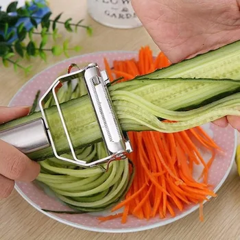 Multifunkční Zeleniny A Ovoce Škrabky Mrkev Nakrájíme Plátky Brambor Nůž Domácnosti Snadno Oloupeme Blade Kuchyňské Nástroje