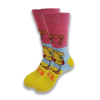 Muži Kreslené Anime Bavlněné Ponožky Happy Vtipné Ponožky Osobnost Cool Crew Ponožky Street Fashion Skarpety Šicí Vzor