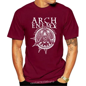 Nové vtipné trička Arch Enemy Pánská Válka Věčný Symbol, Léto T-shirt Černá