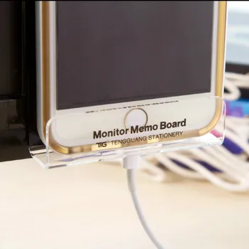 Obrazovka Monitoru počítače Post-it Držák pro rychlé Poznámky, Memo Štítky, Tagy Palubě Podložky Boční Panel Připomenutí Organizátor Memo Board