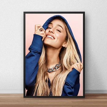 Plakát Ariana Grande Sexy Zpěváka Krásy Plátno Tisk, Malba Na Zeď Obraz Pro Obývací Pokoj Domácí Dekoraci