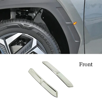 Pro Hyundai Tucson NX4 2021 2022 ABS Chrome Auta Zadní kolo Boční obočí Dekorace Kryt Střihu, Nálepka, Styling Příslušenství 2ks