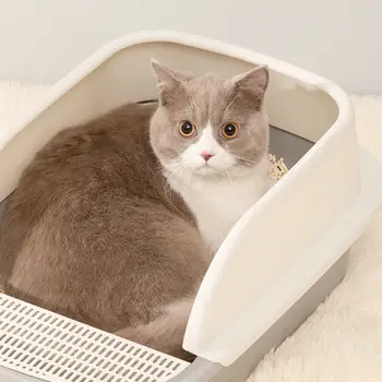 Stelivo pro kočky kočičí toaleta splash-proof plně polouzavřená velké kočičí podestýlky box deodorant kočičí hovínko, kočka dodávky