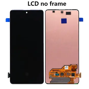 Super Amoled LCD S Rámečkem Pro Samsung Galaxy A51 A515F LCD Displej Dotykový Displej Digitizer Shromáždění