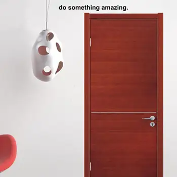 Udělat Něco Úžasné Citace Zeď Obtisk PVC Samolepka Inspirativní Slova Přes Dveře Ložnice Home Dekor Samolepky na Zeď