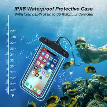 Univerzální Airbag Kryt Vodotěsný Telefon Případě Coque Plavání Pouzdro Bag Pouzdro pro iPhone 11 X XS MAX XR 9 8 7 6 Plus pro Samsung S10 S8