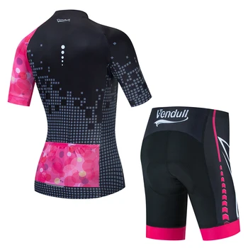 Vd 2021 Nové Cyklistické Oblečení Žen Pro Team Krátký Rukáv Jersey Set Silniční Kolo, Krátké Šaty, Letní Kolo, Triatlon Cyklu Tričko