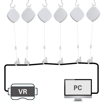 VR Headset Kabelový Management Systém pro Oculus Rift S Rift PS VR Zatahovací Strop Kladkový Systém Virtuální Reality Příslušenství