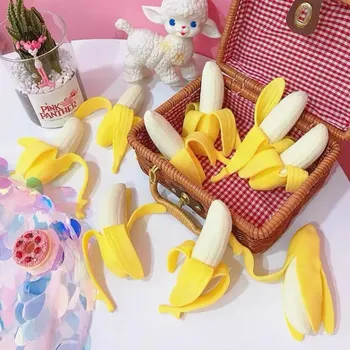 Vrtět Hračky Dekompresní Roztomilé Banán Hračky Squeeze Anti-Stres Úlevu Stresu Vtip Složité Hry Vrtět Hračky