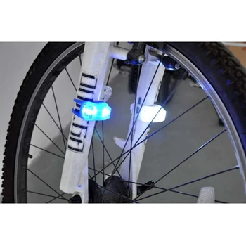2 LED horské Kolo zadní Světla Šesté Generace Žába Tvar Přední Světla Silikonové Světla LED Výstražná Světla Bike Světlometů, 1ks