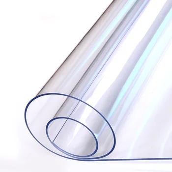 2019 nový příjezdu transparentní pvc ubrus 1.0 mm/1,5 mm/2 mm/3.0 mm silné měkké křišťálové sklo desky prostírání místo polštářky textil