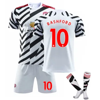 2021 Evropské velikosti New jersey červené domácí fotbalový dres dospělé a děti a Dívky Fotbal Oblečení Krátký Rukáv Soccer Jersey