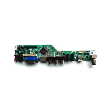 30Pin LVDS LCD obrazovky řídit kartu, AV, VGA, USB HDMI-kompatibilní 1024*768 kit Fit LP150X08-TLA1/TLA2/TLA6/TLAČ/TLB1/TLC1 Analogové 1CCFL