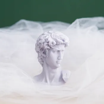 3D Mýdlo Formy Slavná Socha Giuliano DIY Ruční Řemesla Pryskyřice Jíl Zdobení Nástroj DIY Omítky Plísně