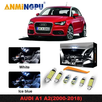ANMINGPU Pro Audi A1 8X Hatchback Sportback A2 8Z0 Vozidla LED Osvětlení Interiéru ŽÁDNÁ Chyba Canbus T15 W16W 921 912 T25 T10 1156