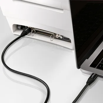 Fasgear USB 2.0 Kabel Tiskárny Typ B Samec USB Kabel pro Canon Epson HP Tiskárny Štítků, 5M 1,8 M 1M Skener, Kabel USB, Tiskárna