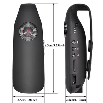 HD 1080P 130 Stupňů Mini Videokamery Detekce Pohybu Dash Cam Motocykl Kolo Motion Nahrávání Videokamera Videokameru