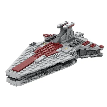 Hvězda Venator-class Cruiser model, stavební bloky, PF-38313 Republic attack cruiser Jediský Křižník cihly hračky pro děti nebo dospělé