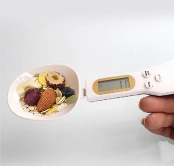 Inteligentní Digitální Kuchyň Měřicí Lžíce 500g/0.1 g Elektronické Lžíce Váha Volumn Jídlo, velký LCD Displej Stupnice Potravin
