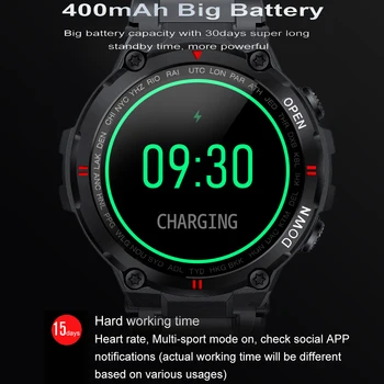 LIGE Chytré Hodinky Muži Sportovní Fitness Tracker Volání Bluetooth Ovládání Hudby Muži Chytré Hodinky Smartwatch Velká Kapacita Baterie 400mah