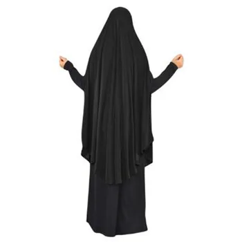 Muslimské Ženy Modlitby Oděv, Šaty Hidžáb Dlouho Khimar Abaya Džilbáb Oblečení Ramadánu Sukně Abayas Tradiční Islámské Oblečení Hidžáb