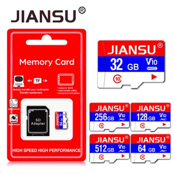 Nejnovější Paměťové karty 128 GB 16 GB mini sd kartu 32 GB 64 GB 256 GB Micro SD KARTA Třídy 10 mini TF karet pro telefon