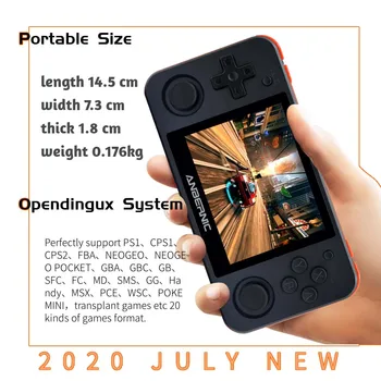 Nové RG350P ANBERNIC Herní Konzole, PC Shell 2500 Retro Hry PS1 Mini Pocket Kapesní Herní Přehrávač HDMI-kompatibilní Chlapce Dárek