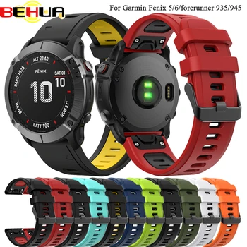 Náhradní Řemínek pro Garmin Fenix 5 5 6 6 Plus Pro GPS Smartwatch Watchband s Snadné Uchycení Quick Release Hodinky Náramek Correa