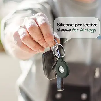 Ochranný Kryt Pro Aircovered AirTag Case Silikonový Chránič Nárazníku Pouzdro Kompatibilní s Apple AirTags Tracker Spony