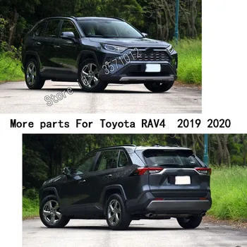 Pro Toyota RAV4 2019 2020 2021 Auto Samolepka, Kryt Hlavy Přední Obočí Trim Světlo Lampa Kryt Rámu Díly 2ks