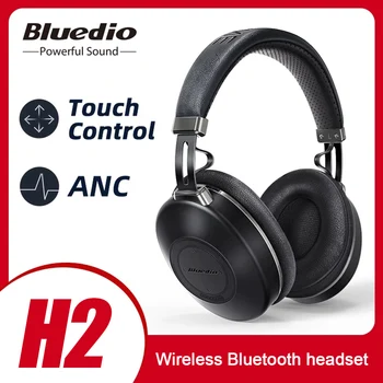 Sluchátka Bluedio Bluetooth Headset Šumu H2 Bluetooth 5.0 Sluchátka S Mikrofonem Bezdrátová Wireless Sportovní Hlavy Sluchátka