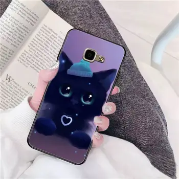 TOPLBPCS Roztomilé Zvíře Kočka Telefon Pouzdro pro Samsung A30s 51 71 10 70 20 40 20 31 10s A7 A8 2018