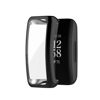 TPU/PC Pouzdro Hodinek Pro Fitbit Inspirovat 2 Screen Protector Kryt Pro Fitbit Inspire2 všichni-Kolem Odolný Nárazník Sledovat Rám Shell