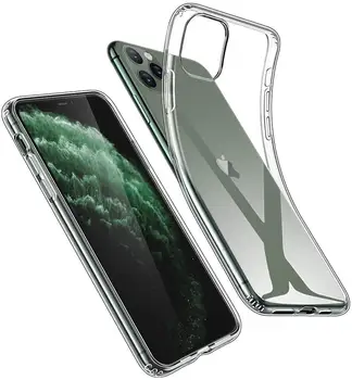 Ultra Tenké Slim Jasné, Měkké TPU Funda pouzdro Pro iPhone 12 11 Pro XS Max X XR kryt pro iPhone 7 6 8 Plus SE 2 2020 5S 4S Případ